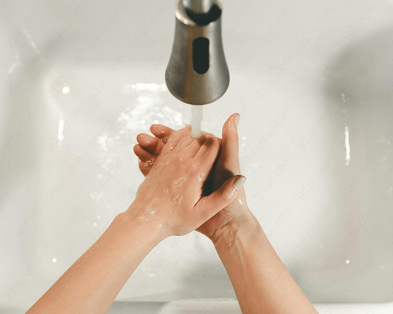 防疫勤洗手宣传图片手势图片