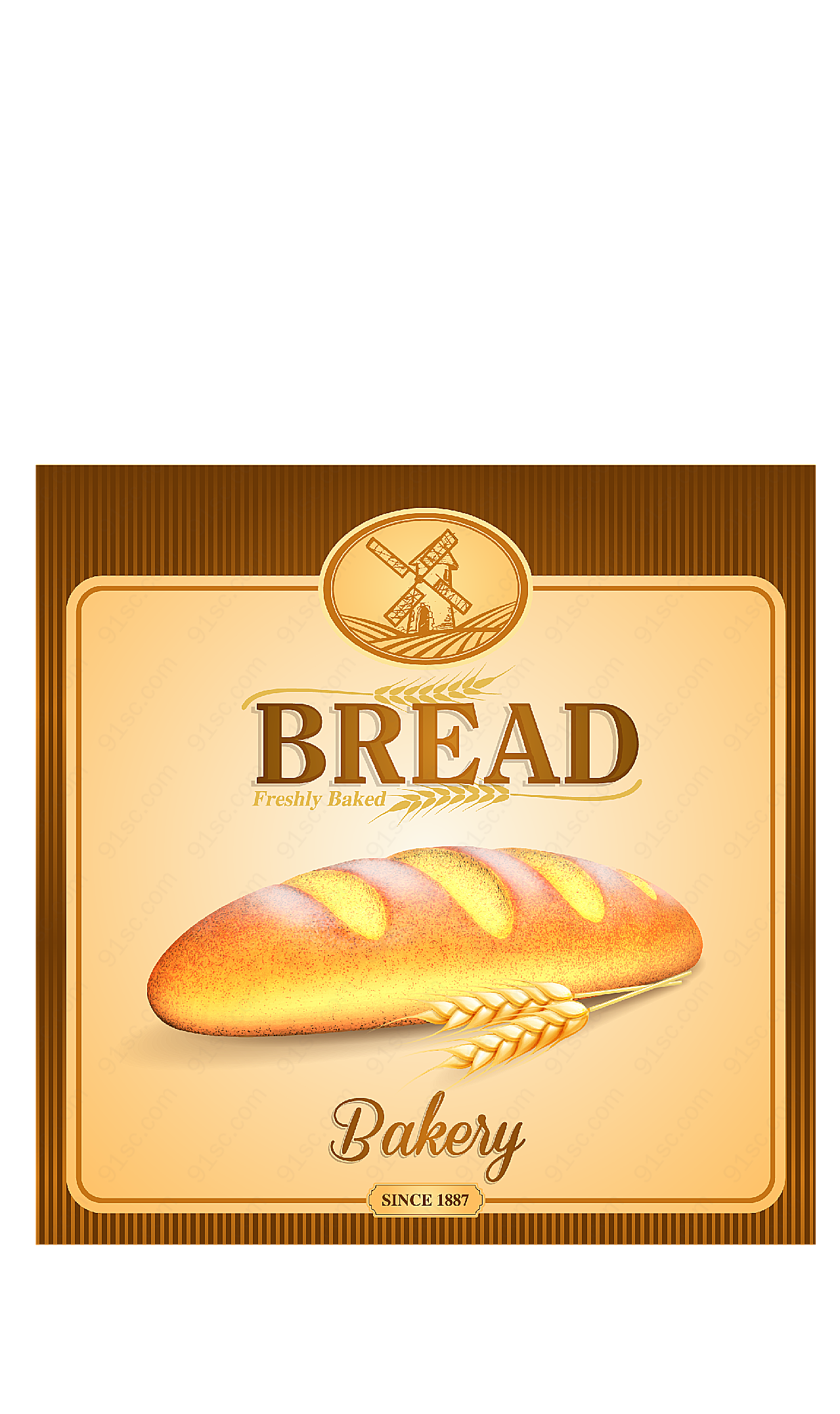 全麦面包广告平面广告
