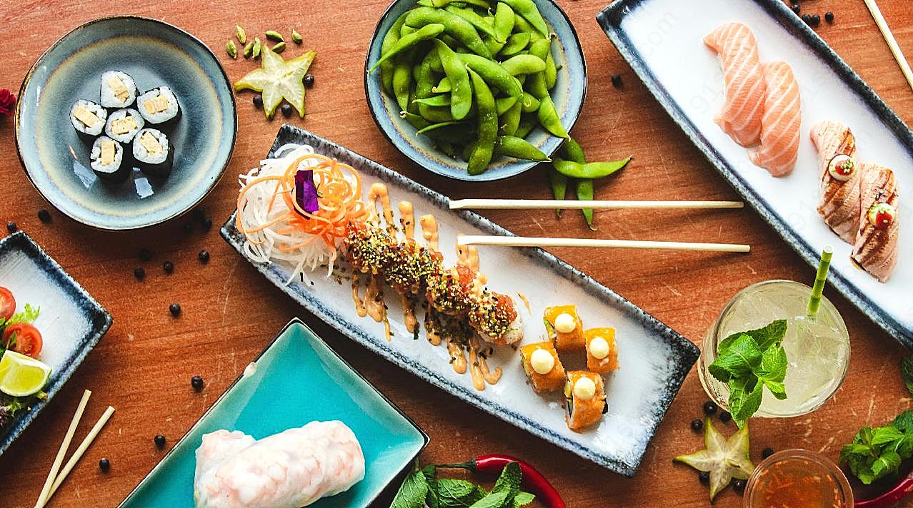 日本寿司料理图片美食