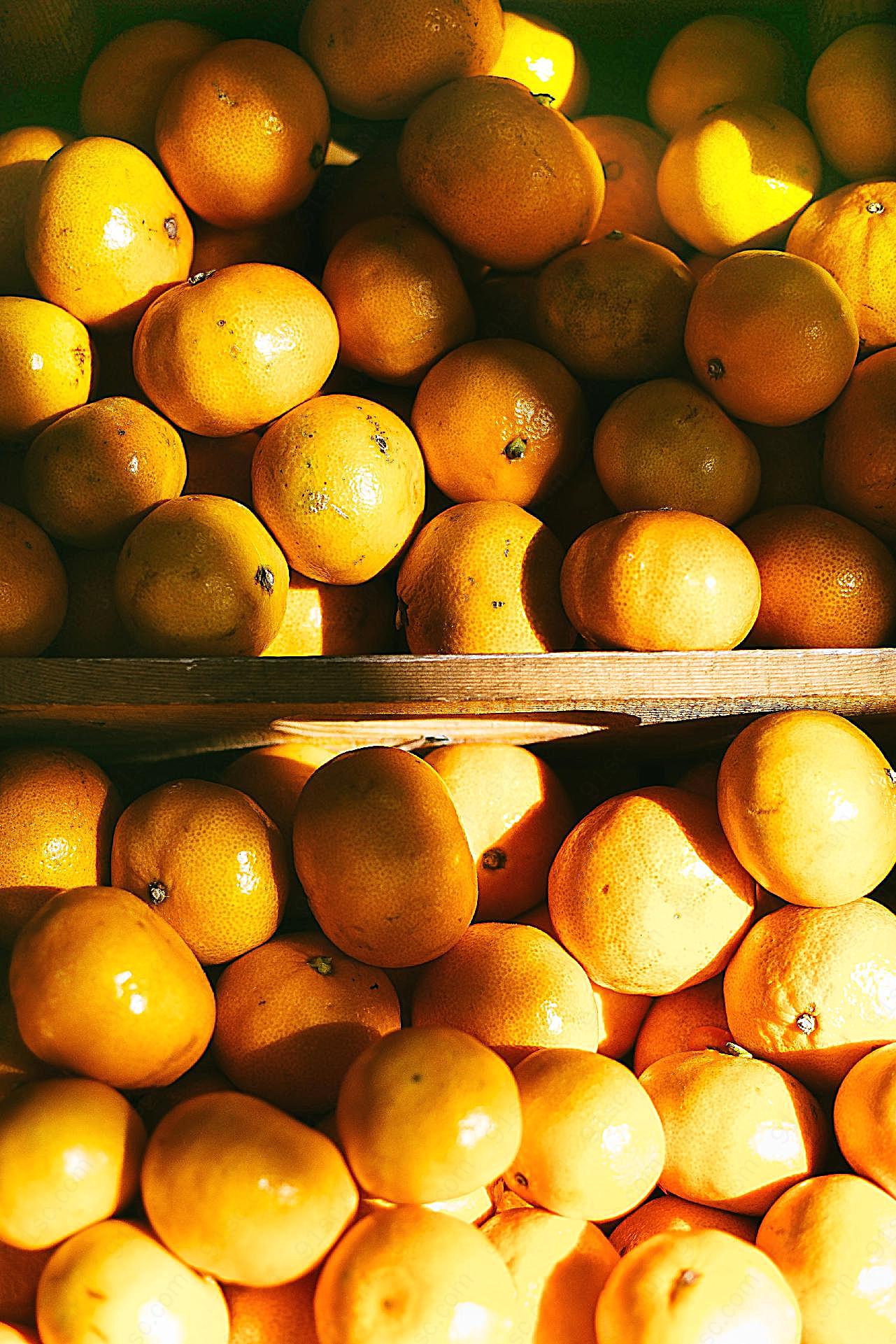 黄柑橘图片水果