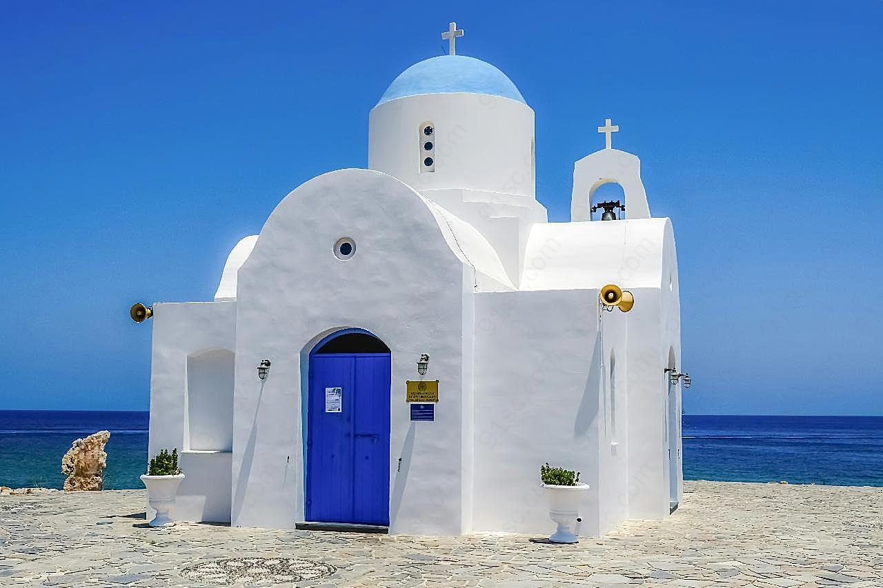 塞浦路斯教堂图片摄影