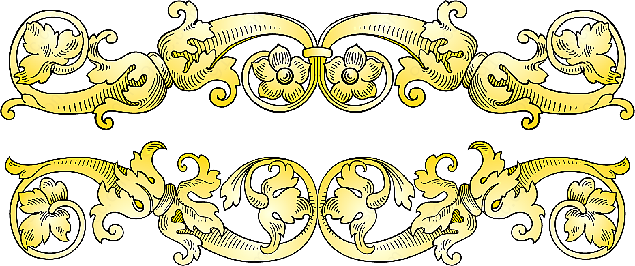 古典花纹图案矢量传统