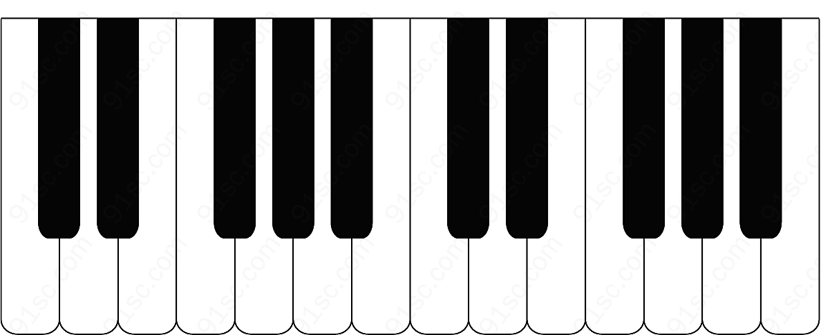 钢琴键盘矢量矢量音乐舞蹈