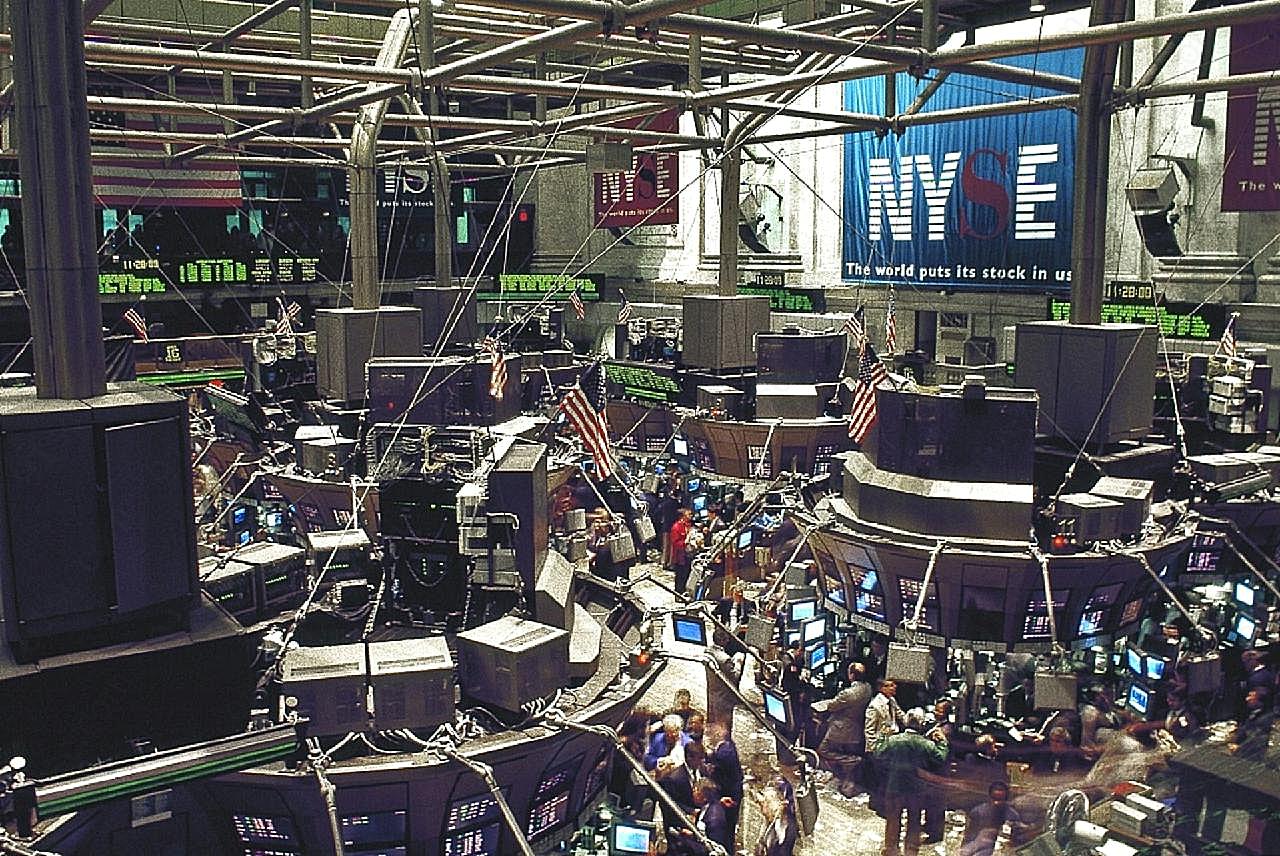 纽约股票交易大厅商务金融高清摄影