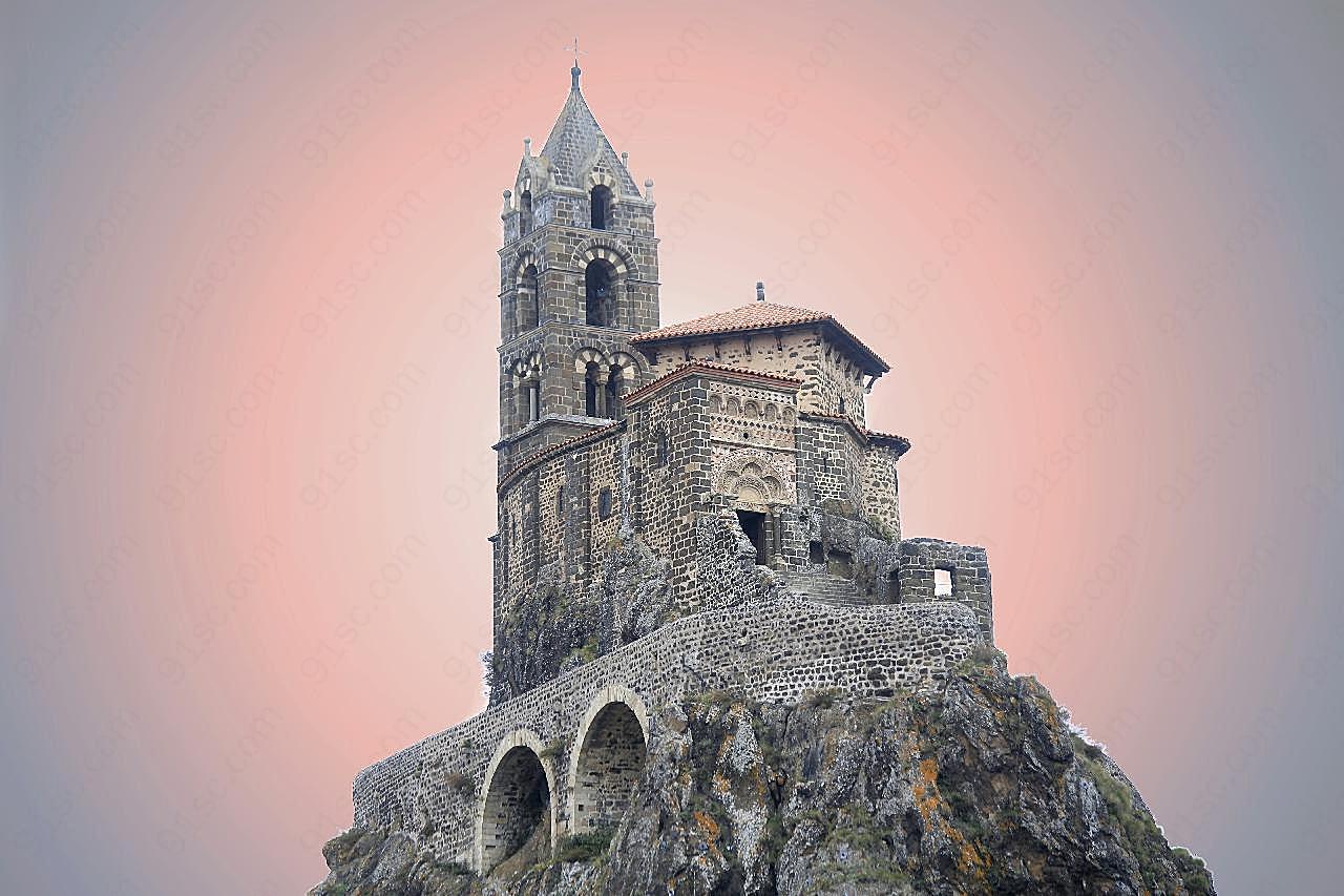 法国古老城堡图片摄影