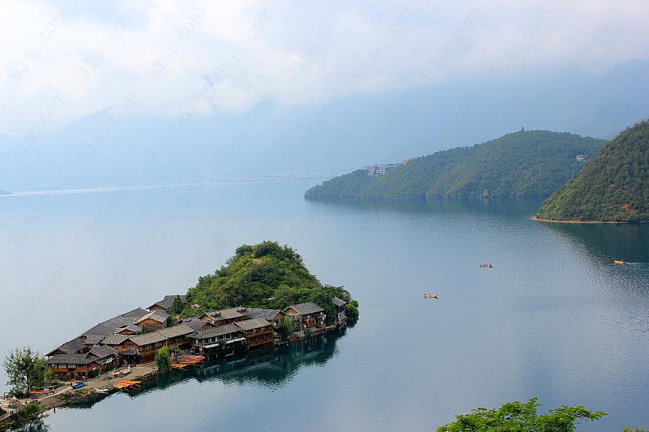 泸沽湖自然风景