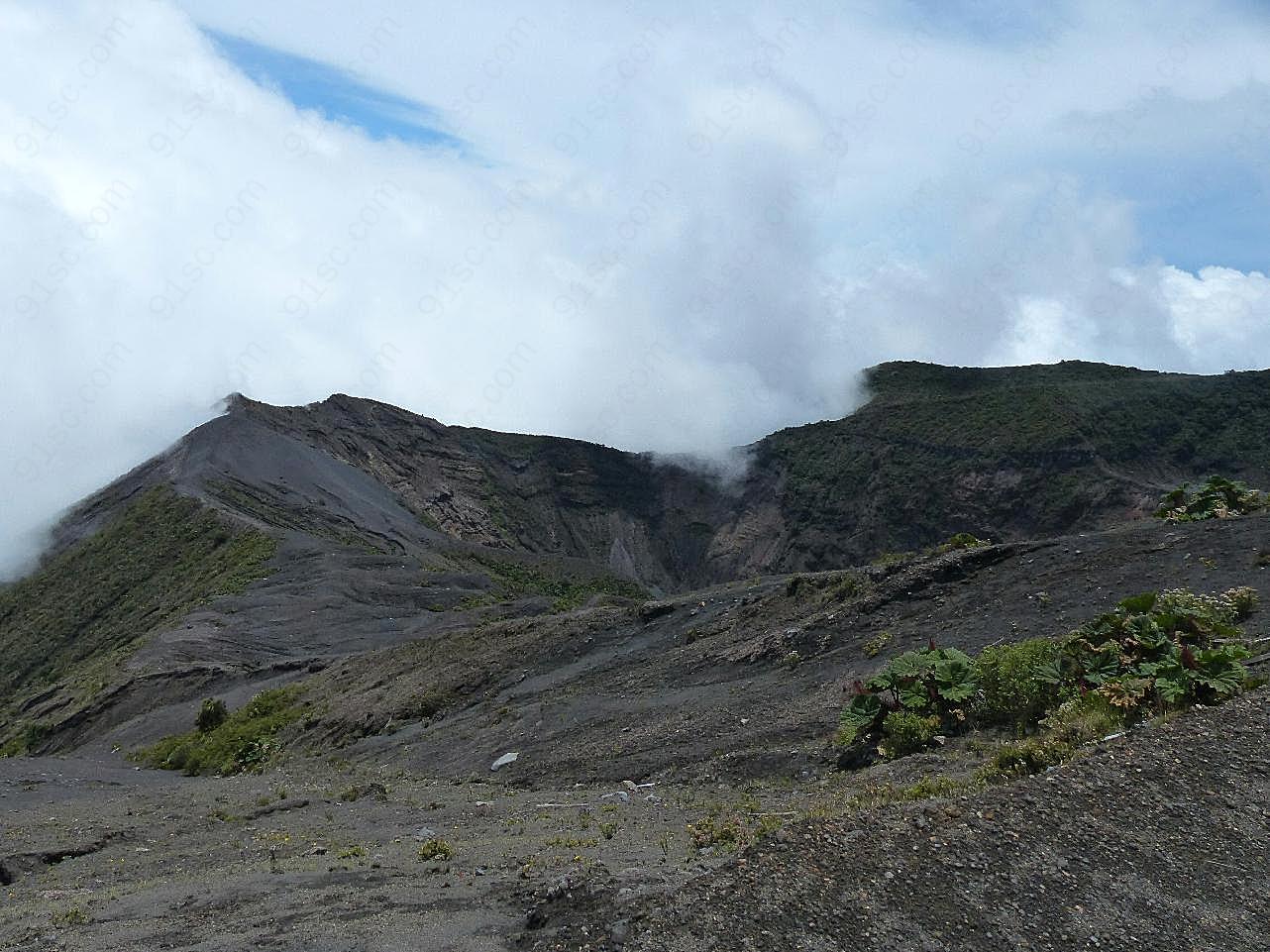 火山口高清照片摄影风景