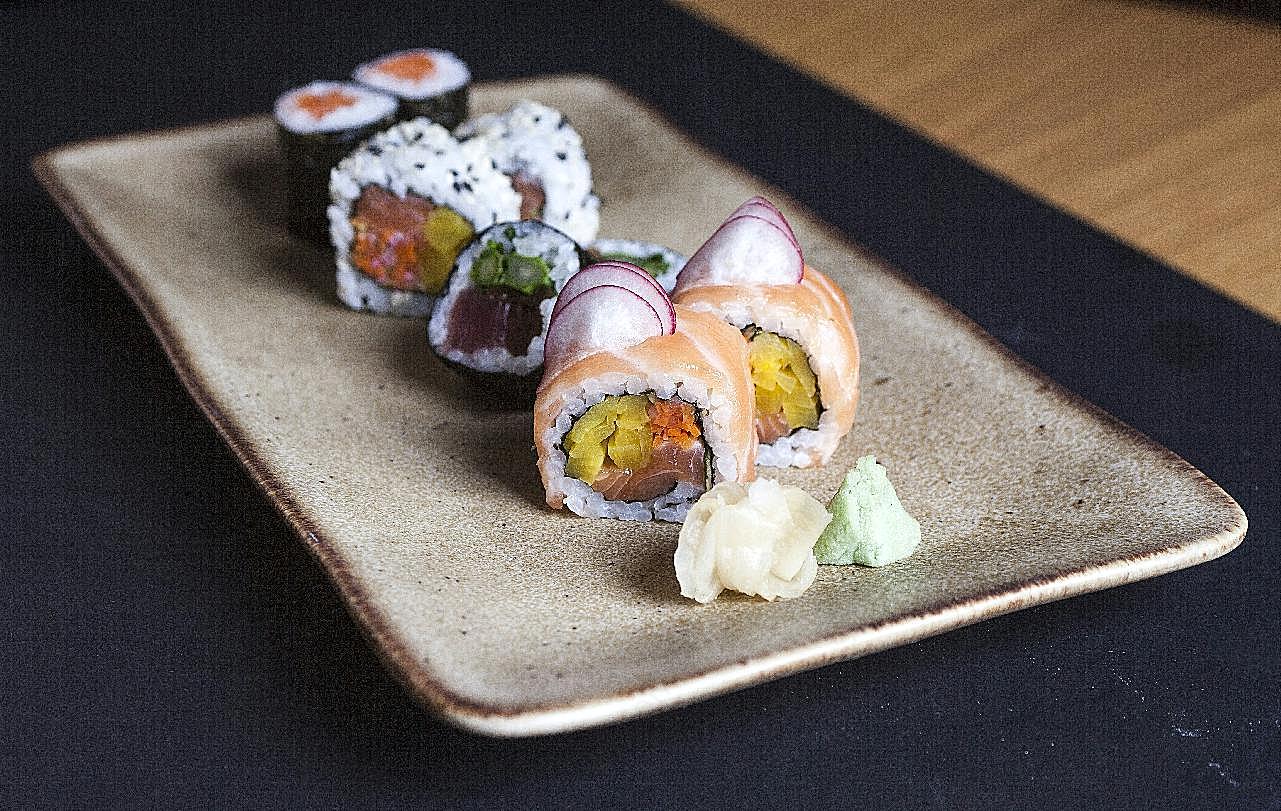 日本海鲜寿司图片高清摄影