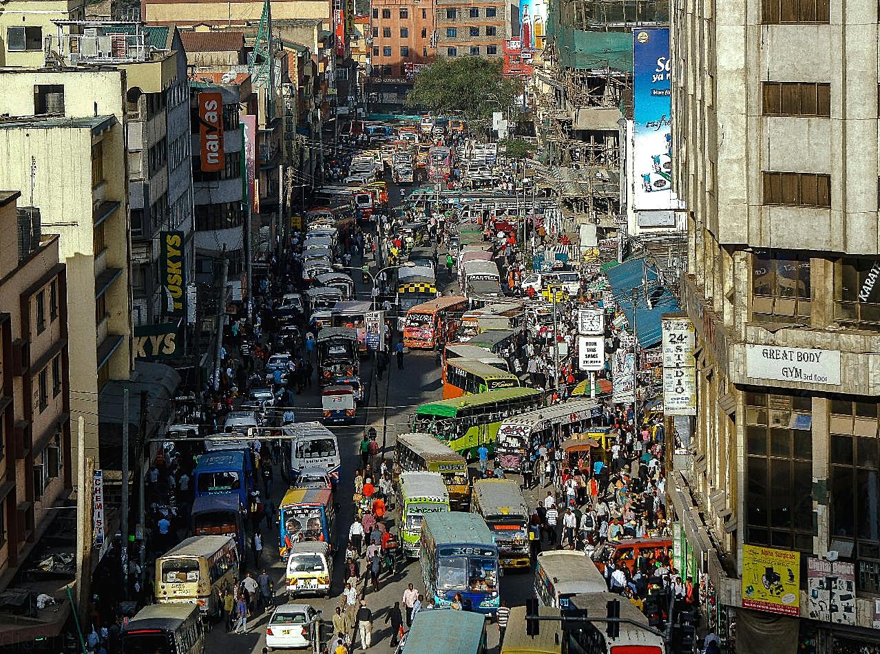 肯尼亚商业街图片摄影