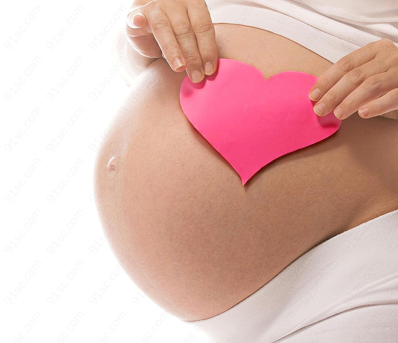 孕妇大肚子图片人物速写