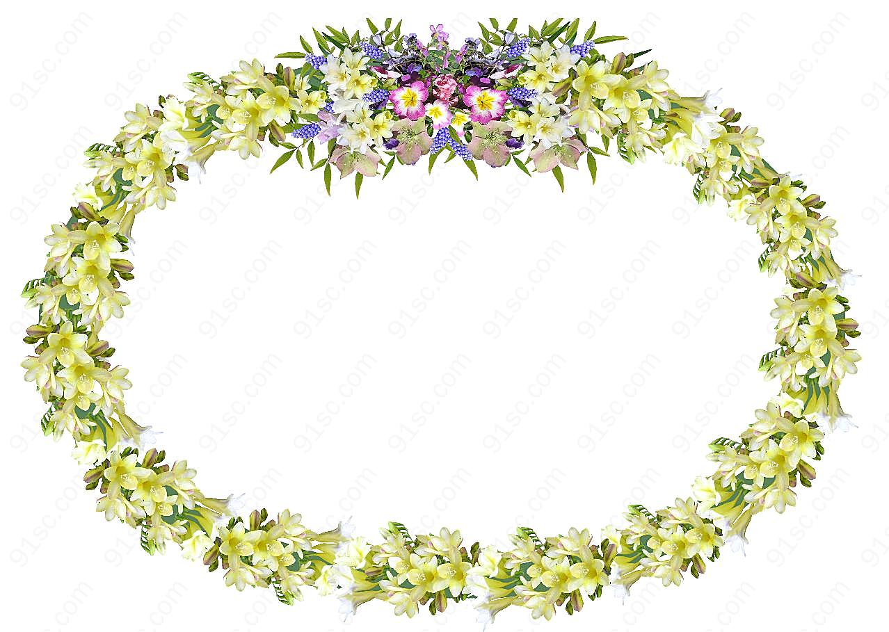 装饰花环花圈图片花框图片