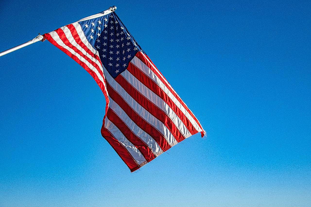 美国国旗高清图片摄影