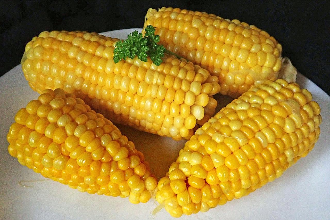 食用黄玉米图片美食