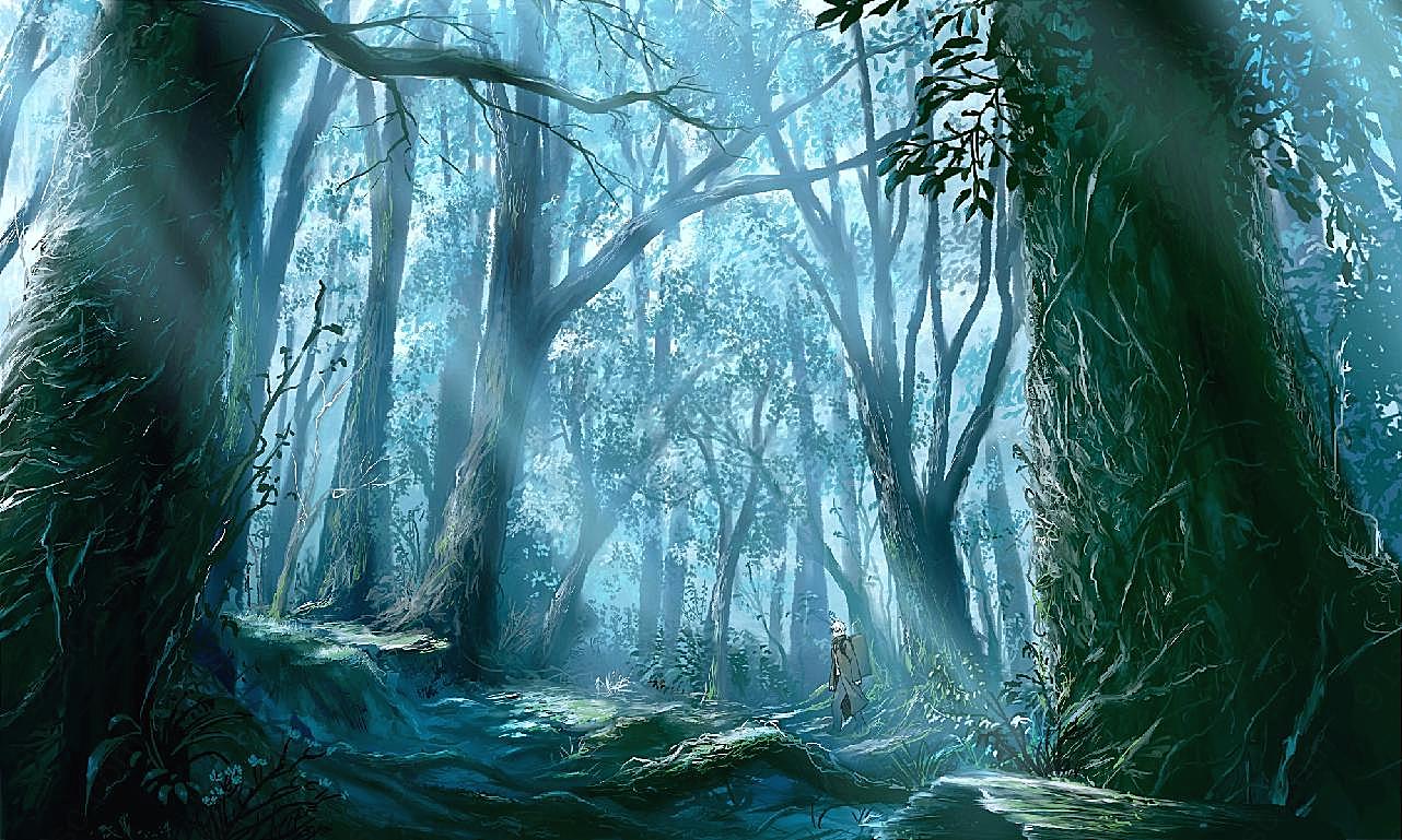 童话森林图片高清风景