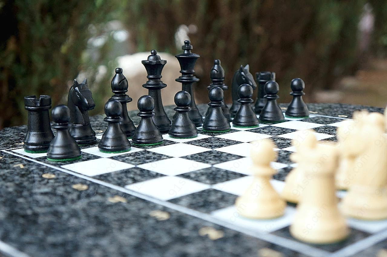 高清国际象棋棋盘图片百科