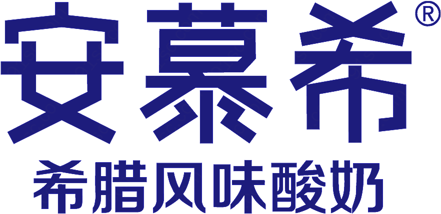 安慕希酸奶logo矢量餐饮食品标志