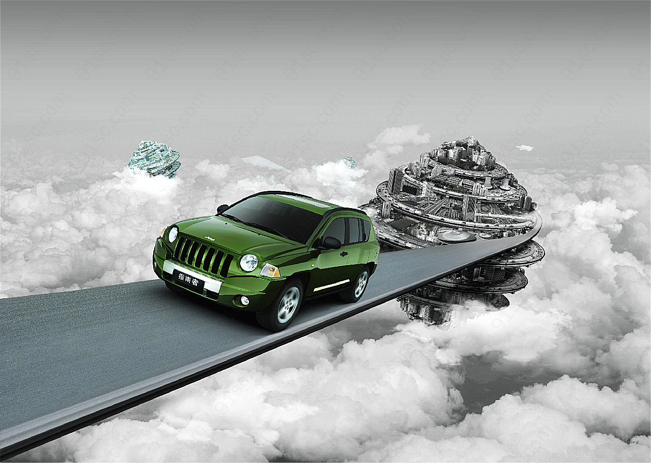 jeep汽车广告平面广告
