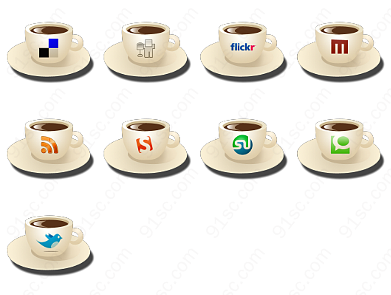 咖啡杯子桌面生活工具