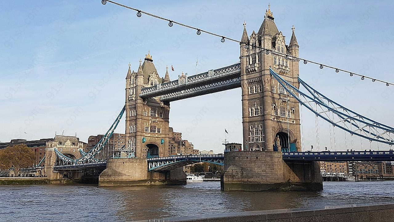 英国伦敦塔桥高清图片空间