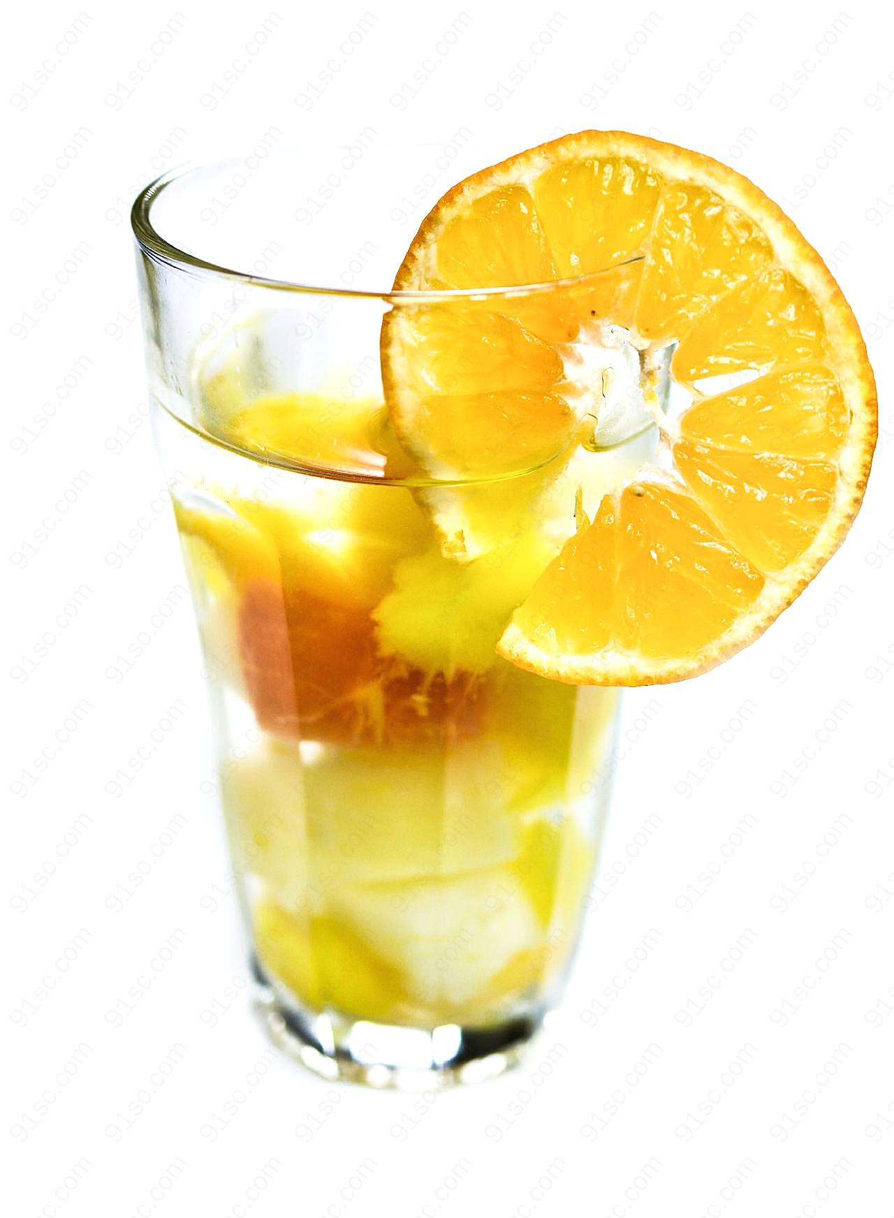 柠檬冰茶图片摄影