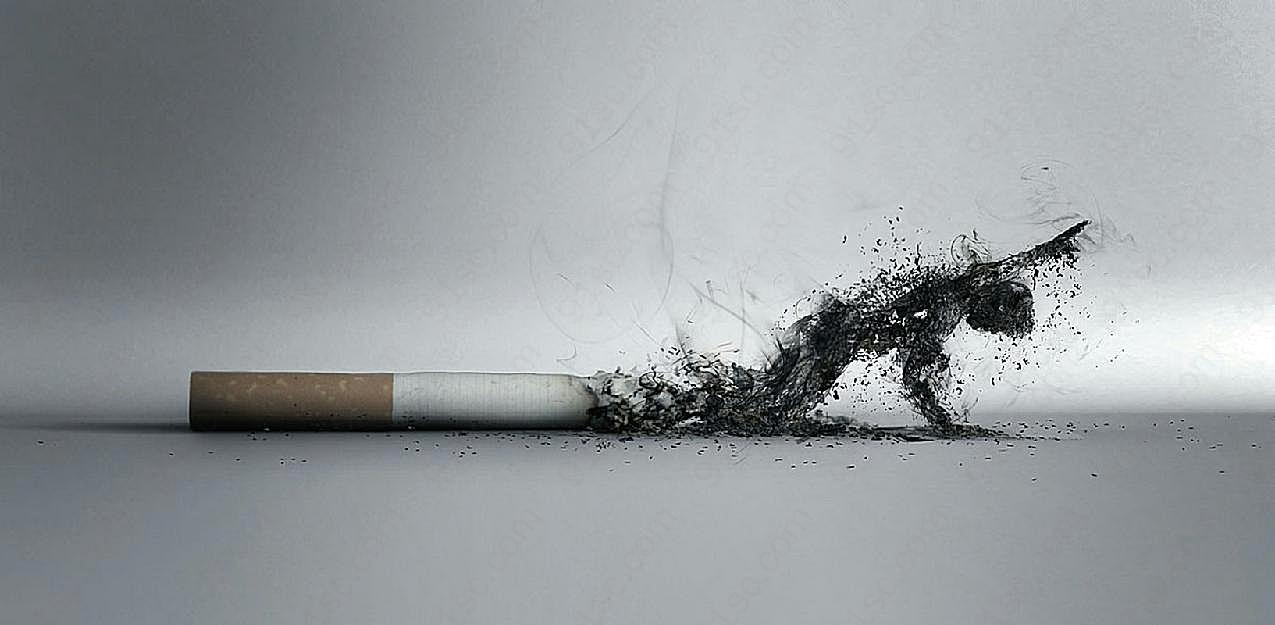 香烟公益广告图片高清摄影