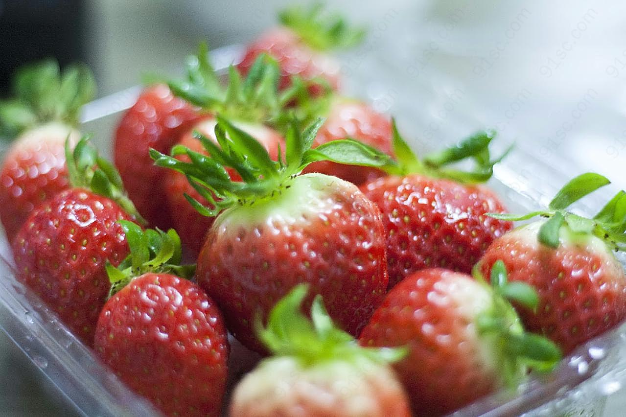 新鲜草莓图片水果