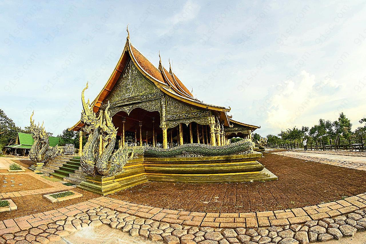 泰国寺庙旅游拍照图片高清建筑