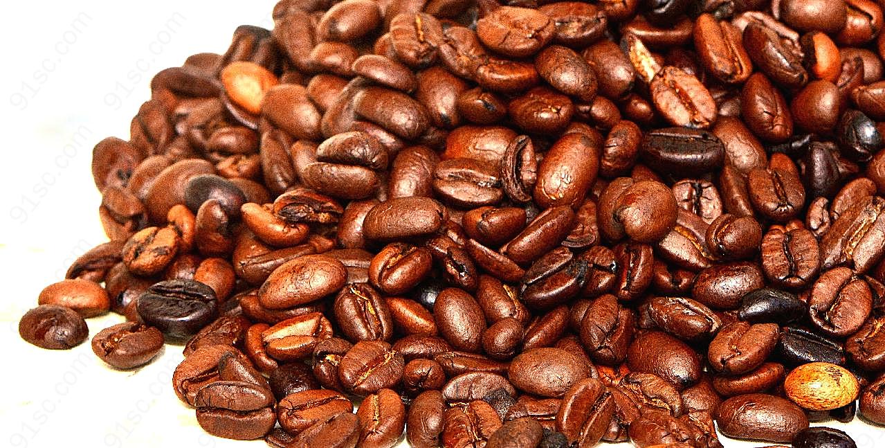 咖啡豆特写高清图片食物