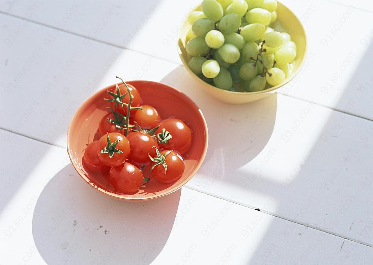葡萄西红柿高清生物