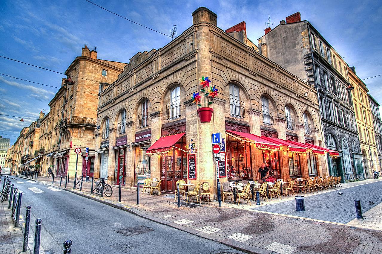 法国咖啡厅图片高清摄影