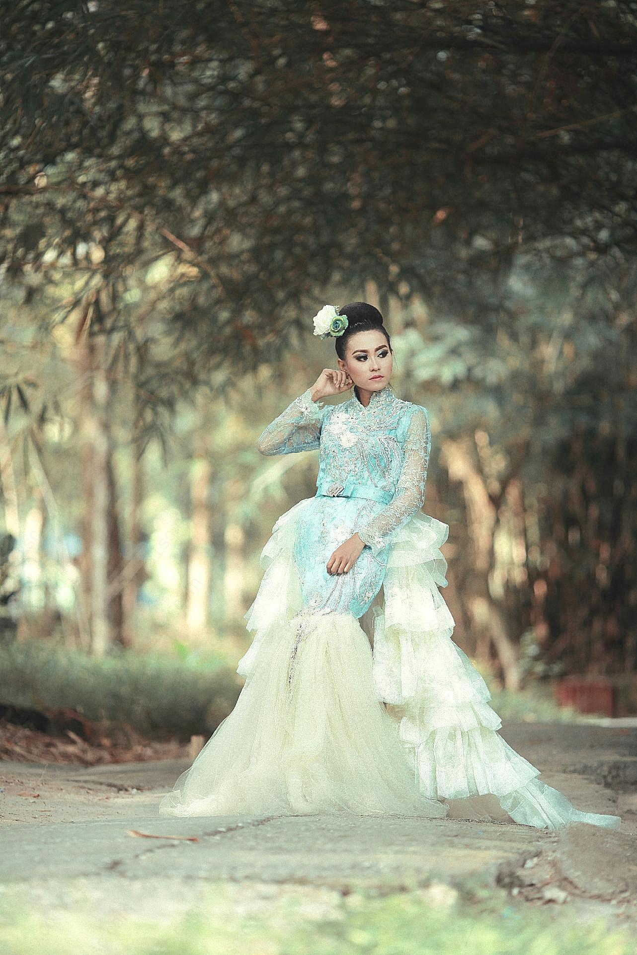 中国新娘婚纱摄影婚纱图片