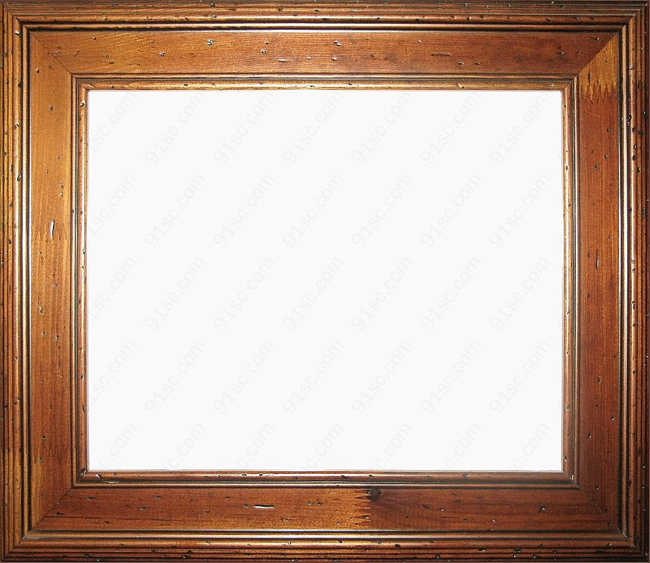 空白木质相框图片相框素材