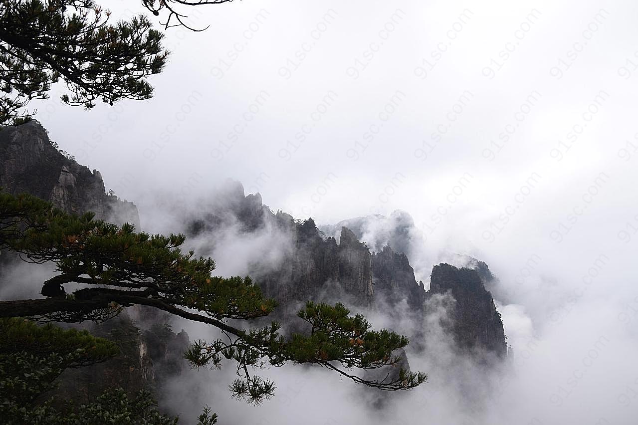 云雾黄山摄影景观