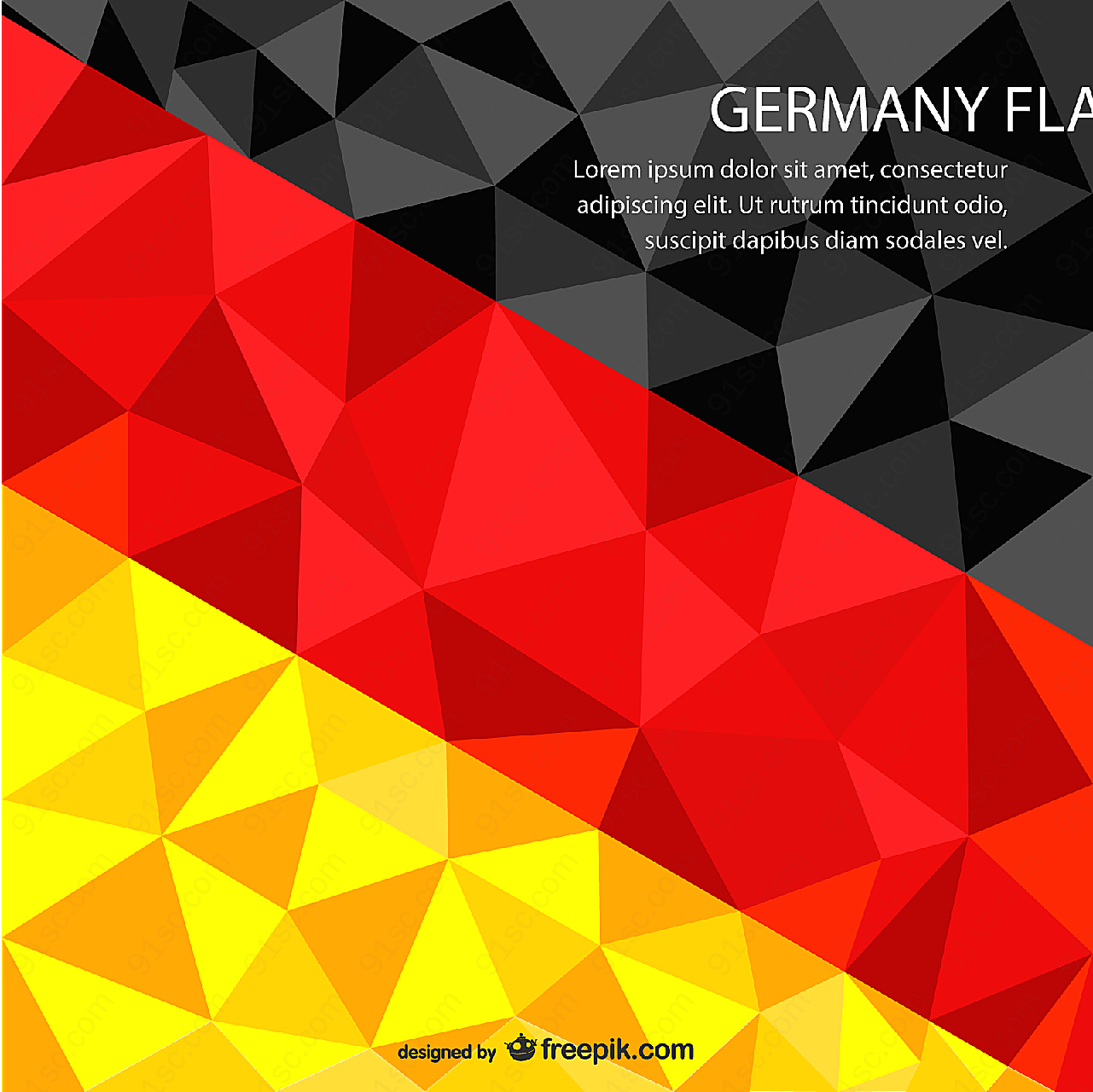 德国国旗背景矢量矢量背景