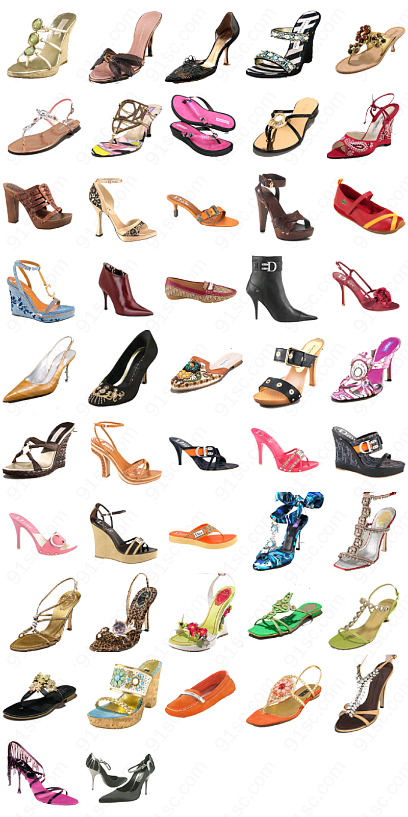 时尚女性鞋子生活工具