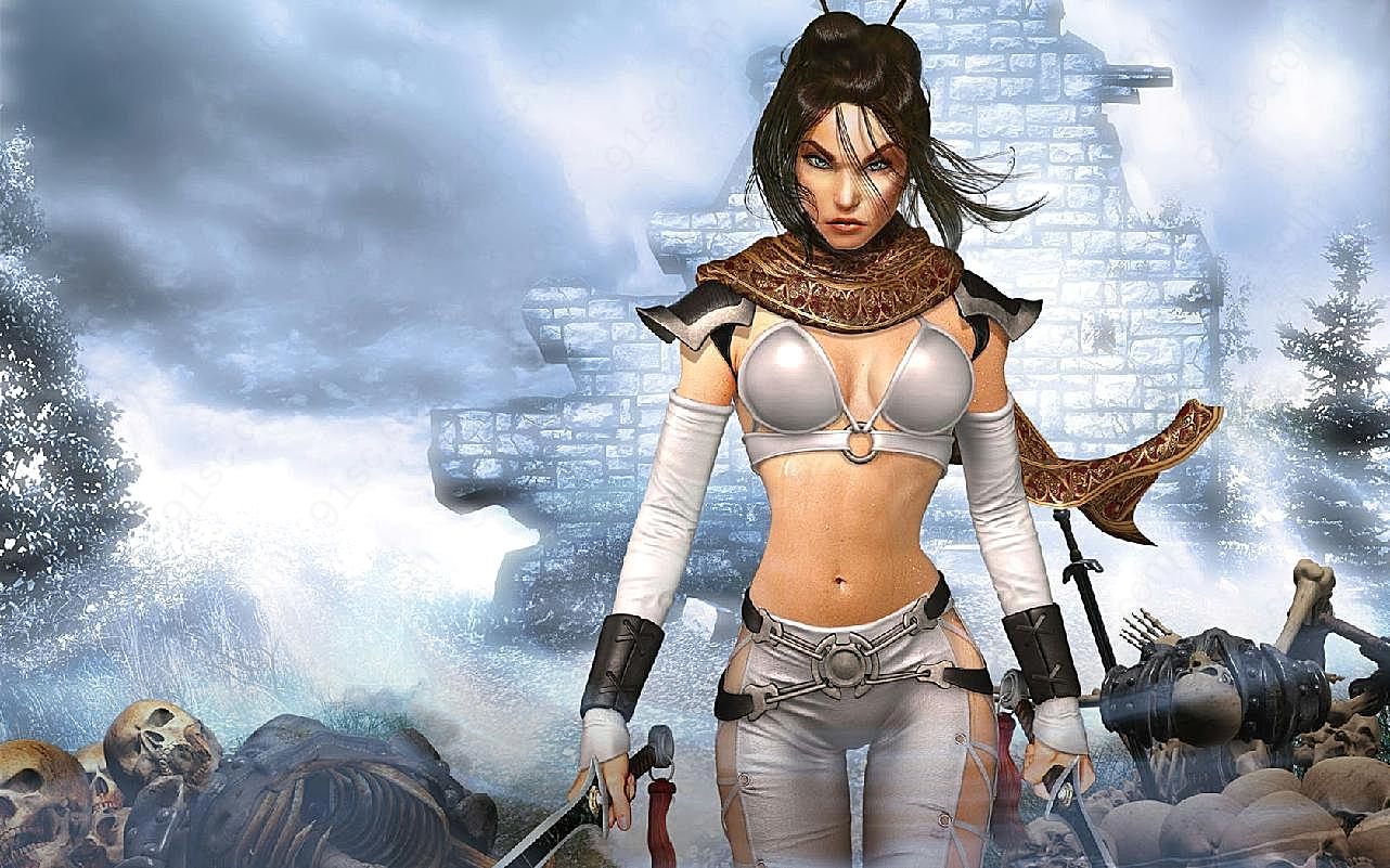游戏美女图片下载3d3d图片