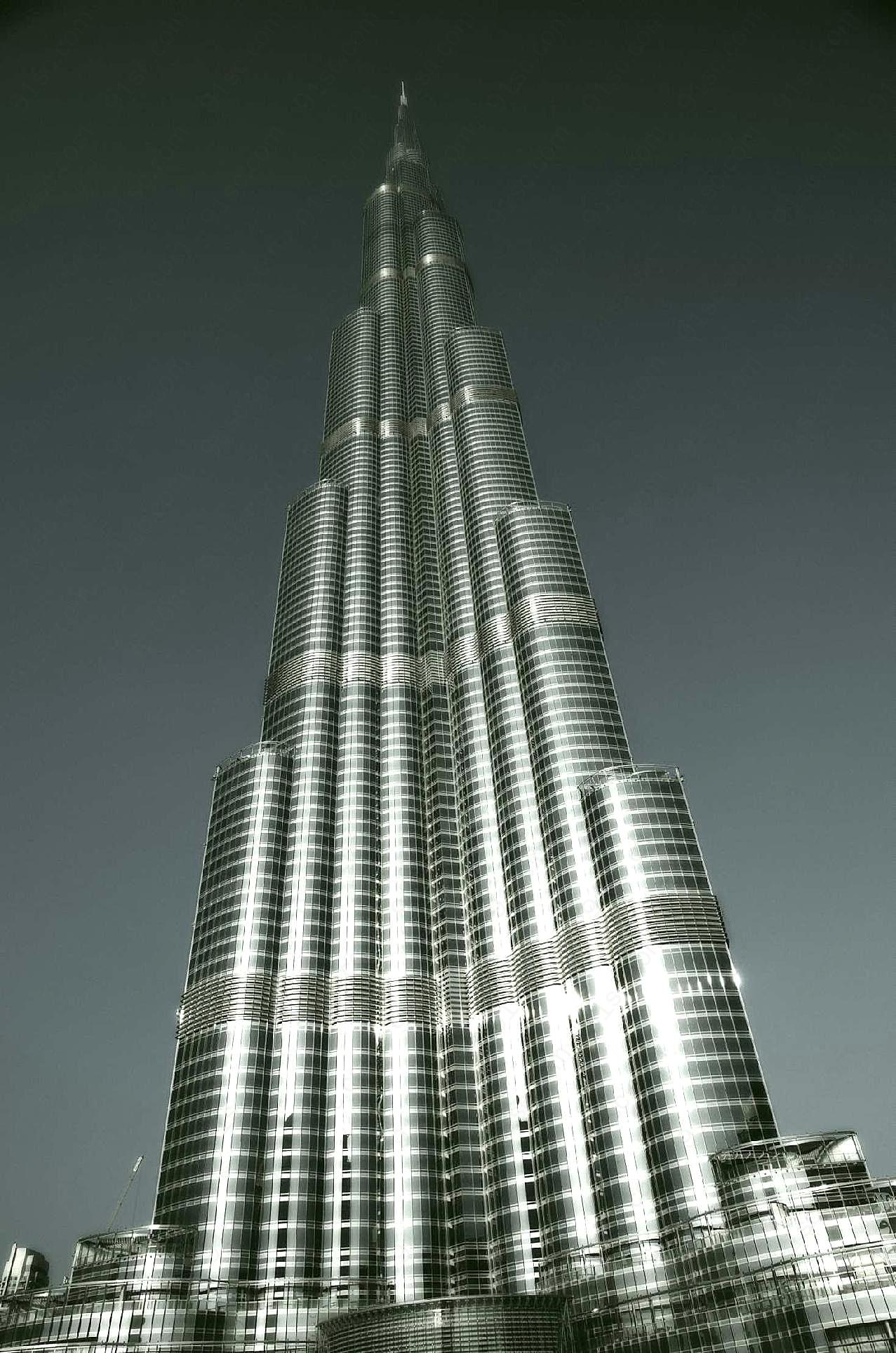 迪拜哈利法塔图片现代建筑