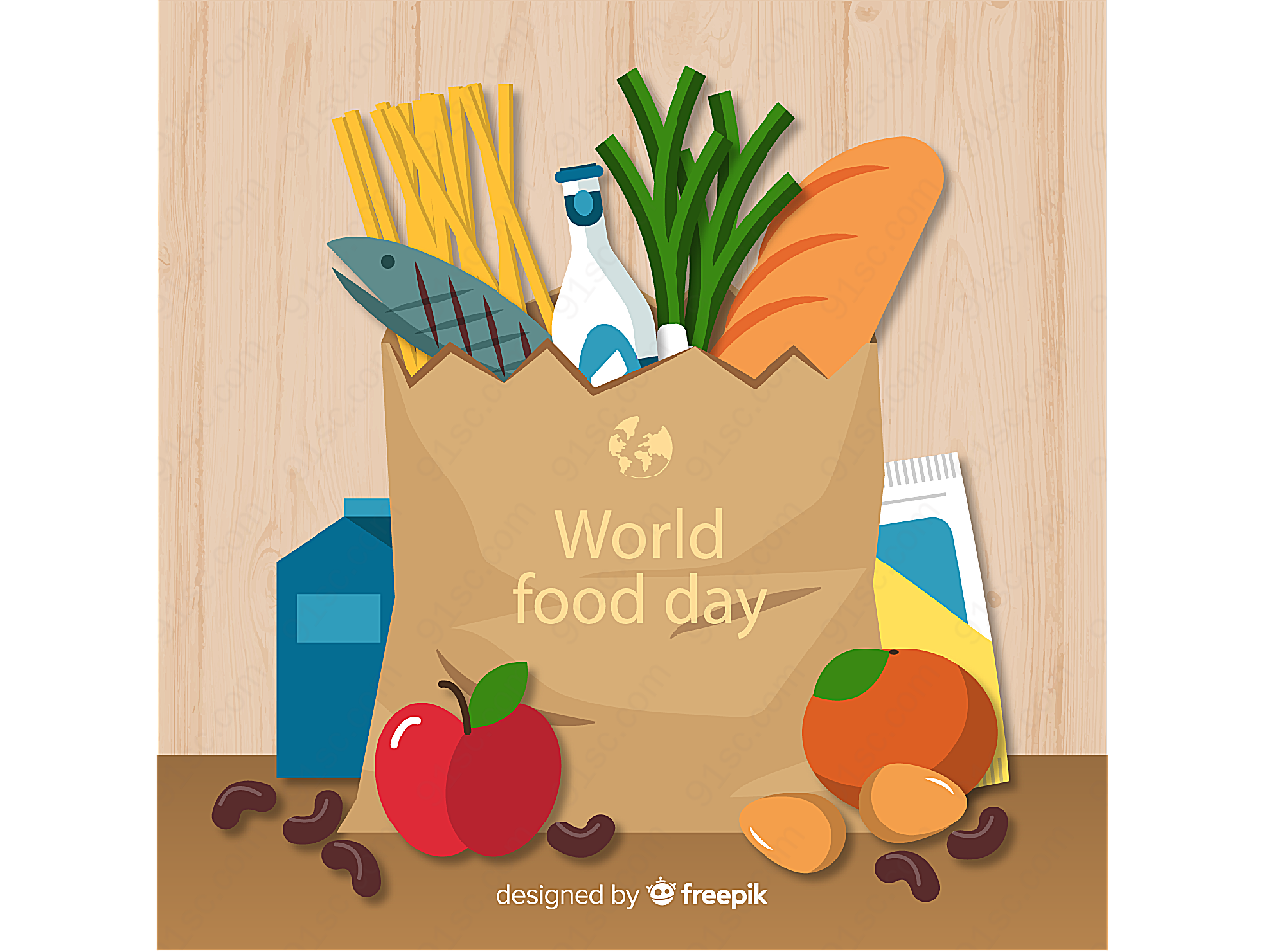 世界粮食日食物矢量节日其它