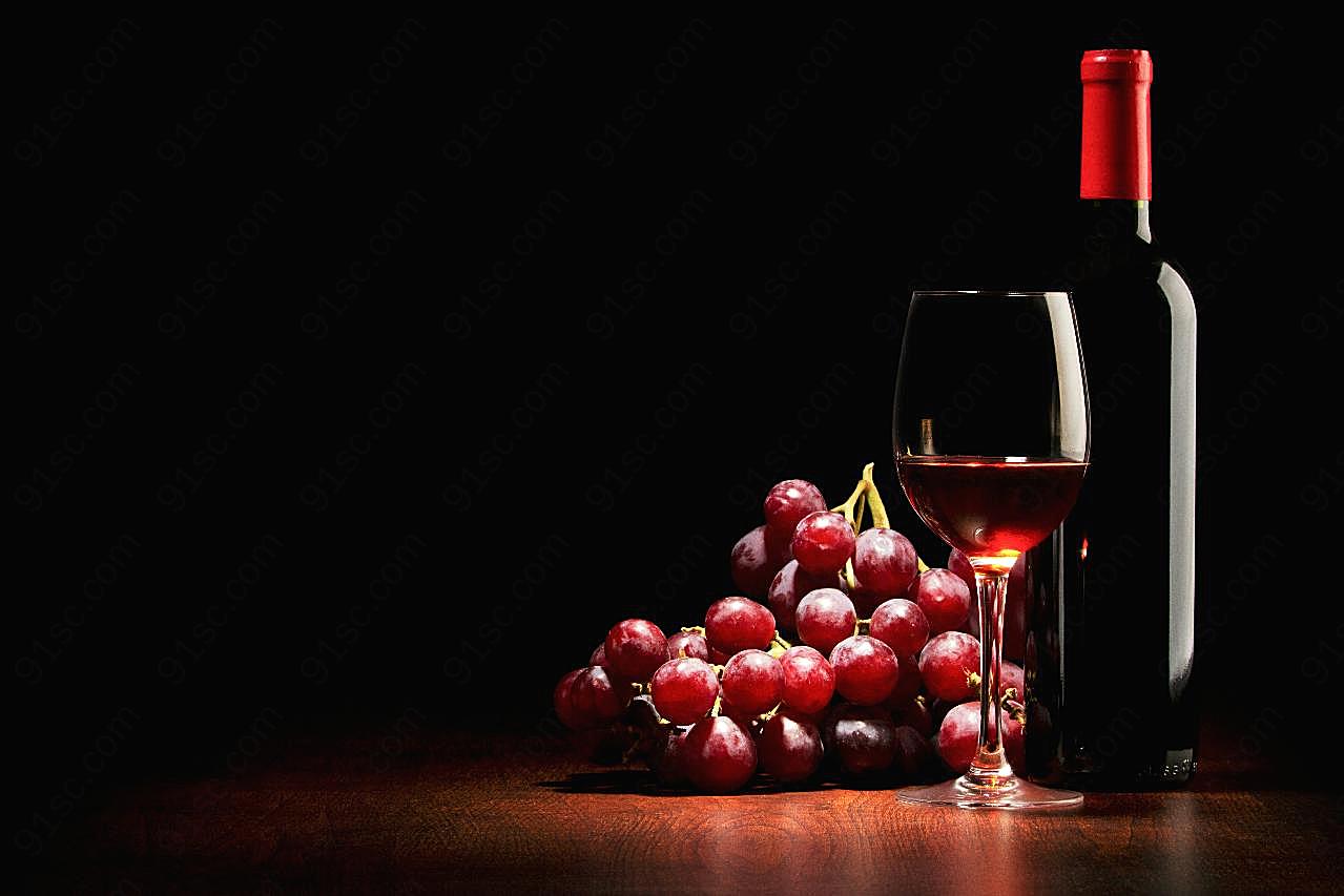 葡萄酒摄影高清图片酒类