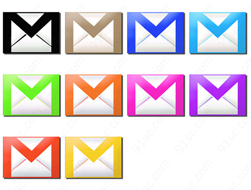 信息邮件系列系列图标
