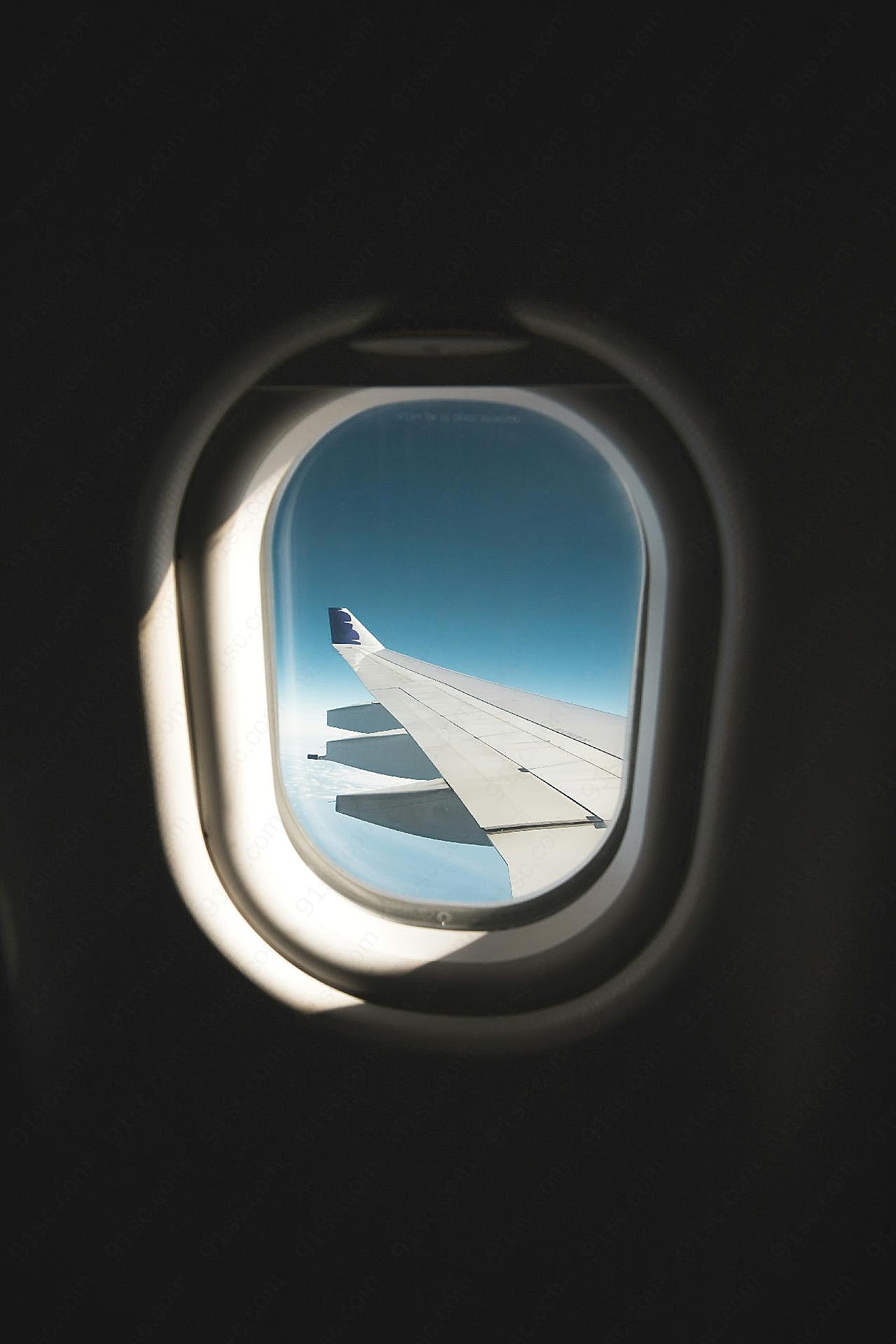 飞机窗户图片摄影装修