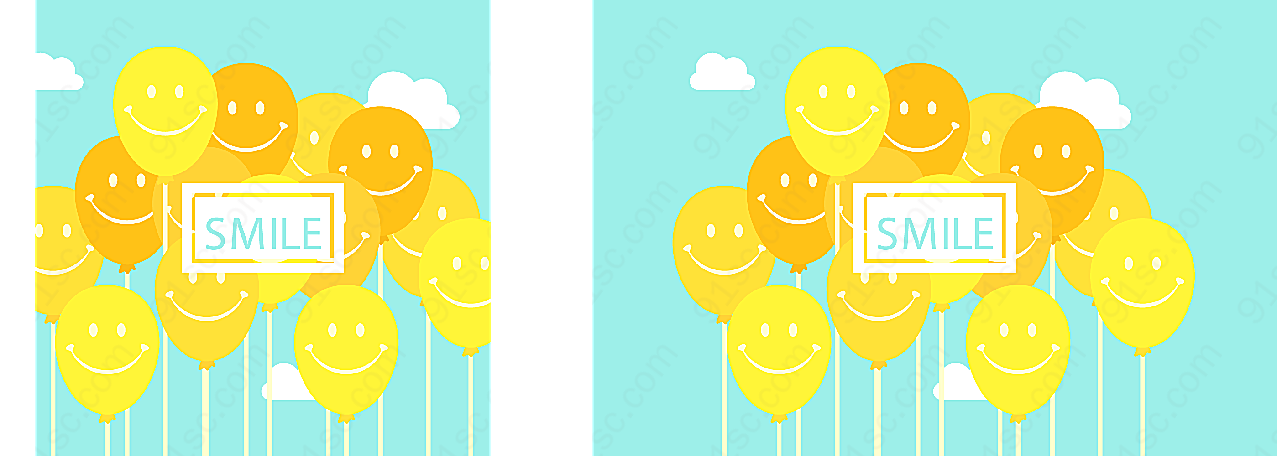微笑气球节日用品