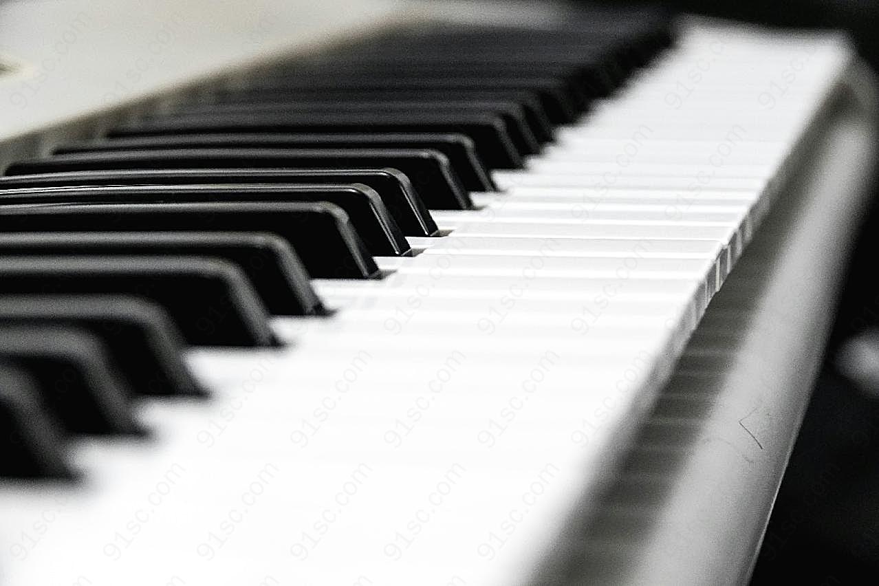 钢琴琴键图片黑白图片乐器图片