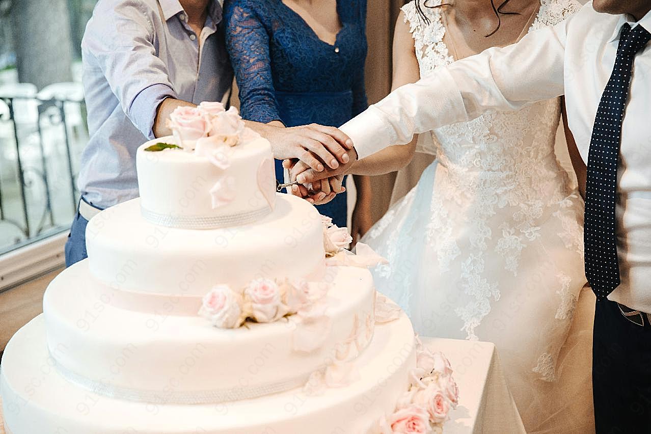 结婚多层蛋糕图片高清