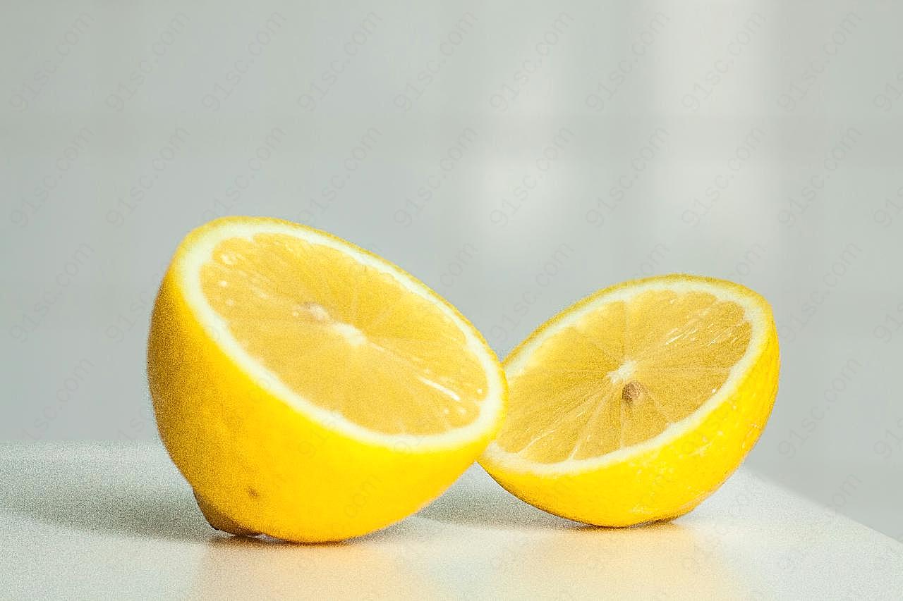 鲜柠檬图片生物摄影