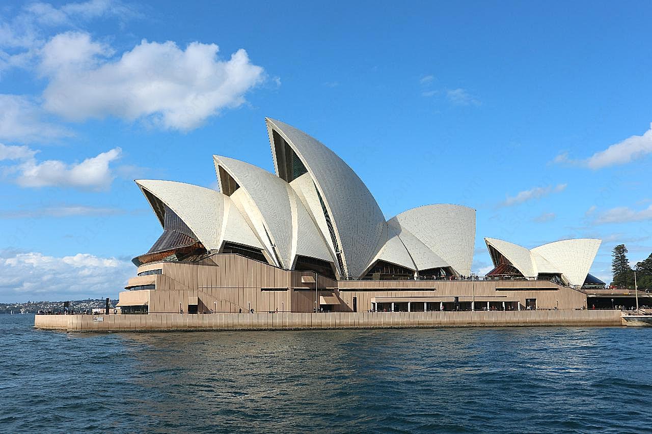 悉尼歌剧院外观建筑图片高清