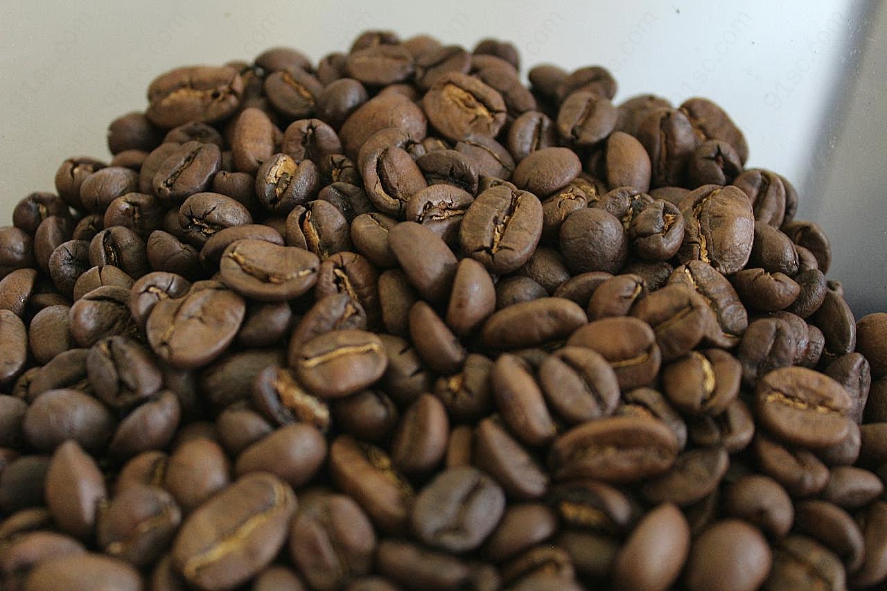饱满咖啡豆素材图片高清