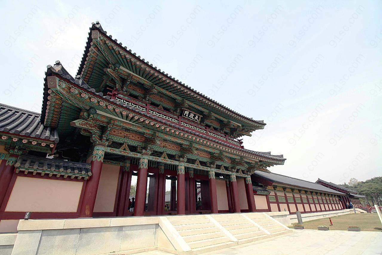 韩国古建筑图片空间