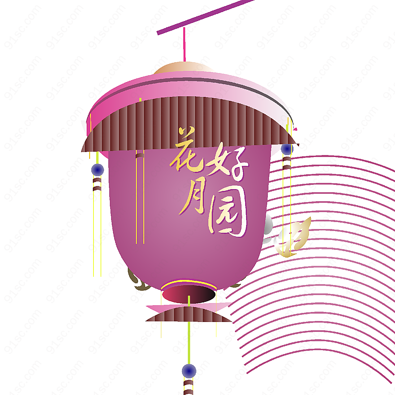 花灯矢量春节
