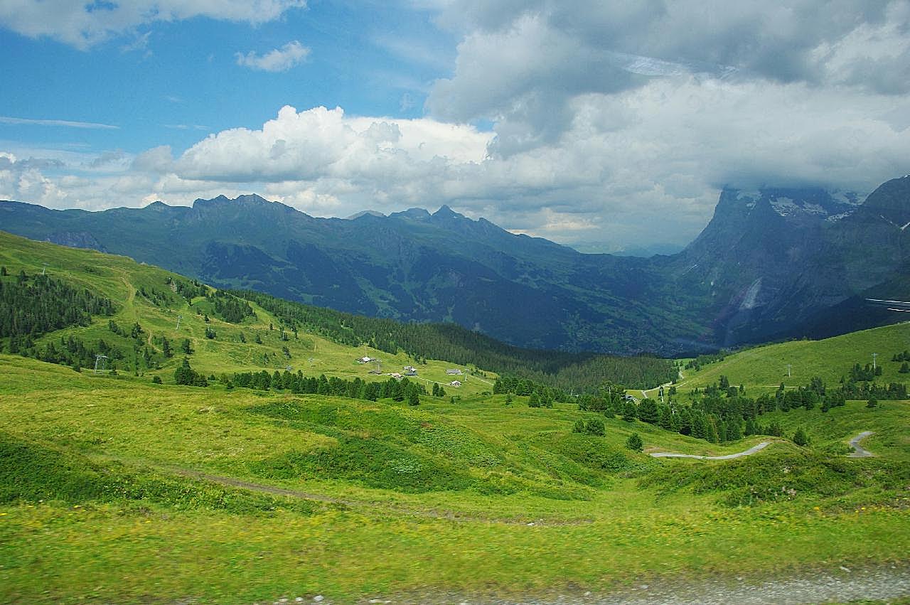 瑞士少女峰风景图片自然风景